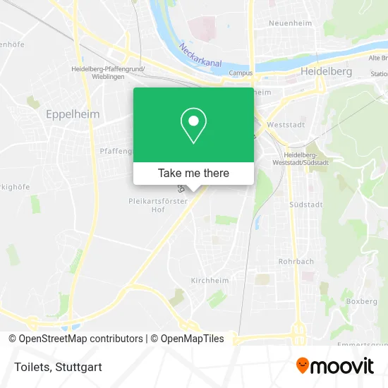 Toiletten map