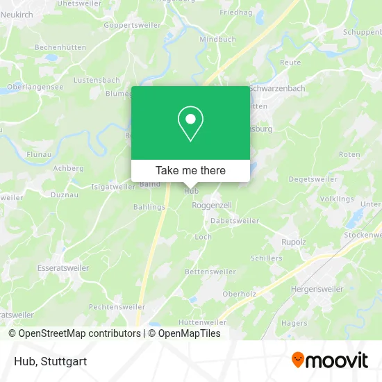 Hub map