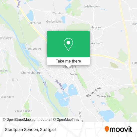 Stadtplan Senden map
