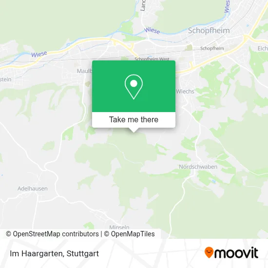 Im Haargarten map