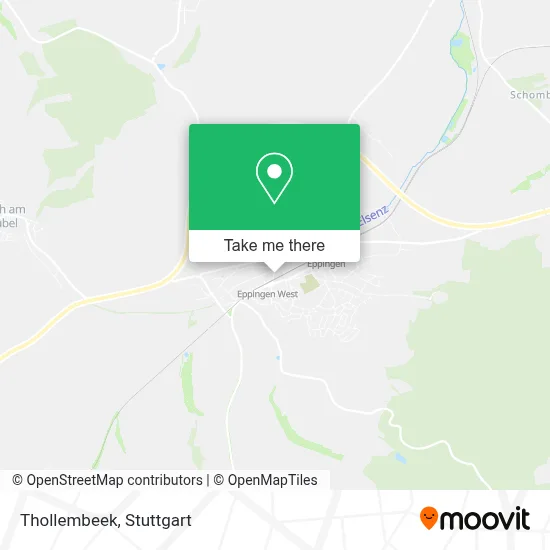 Thollembeek map