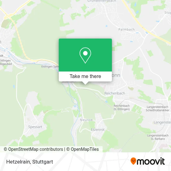 Hetzelrain map