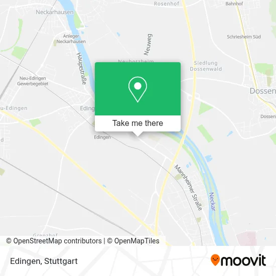 Edingen map