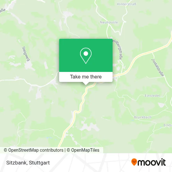 Sitzbank map