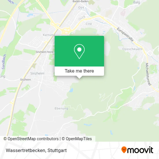 Wassertretbecken map