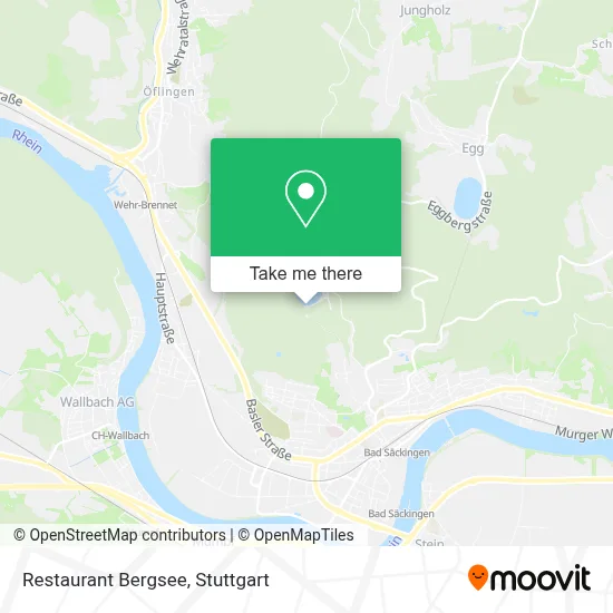 Restaurant Bergsee map