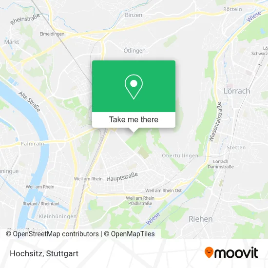 Hochsitz map