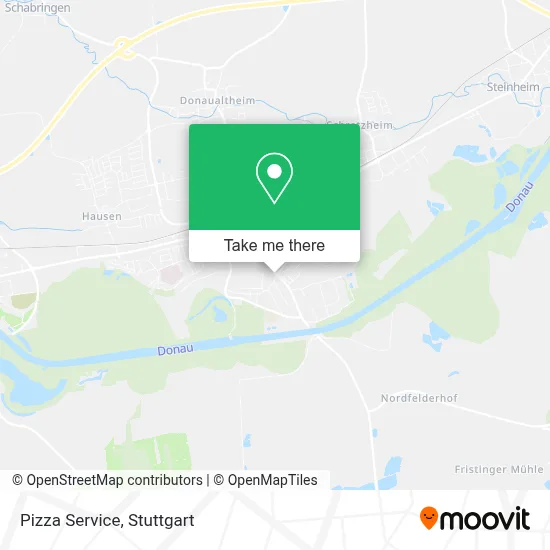 Pizzaservice map