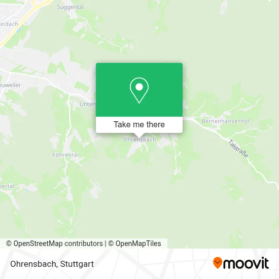 Ohrensbach map