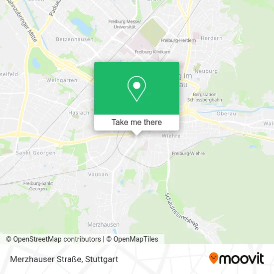Merzhauser Straße map