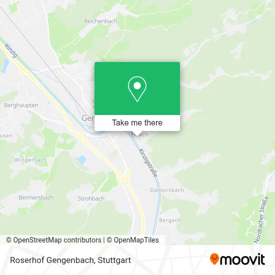 Roserhof Gengenbach map
