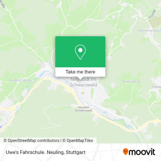 Uwe's Fahrschule. Neuling map