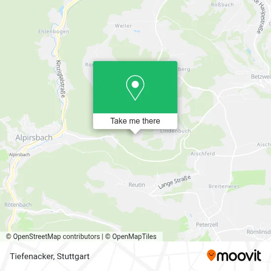 Tiefenacker map