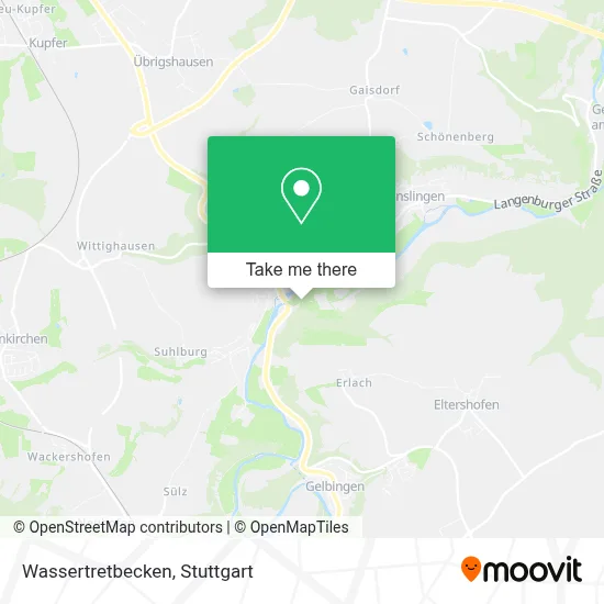 Wassertretbecken map