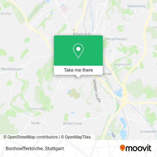 Bonhoefferkirche map