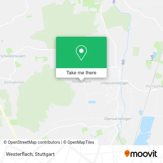 Westerflach map