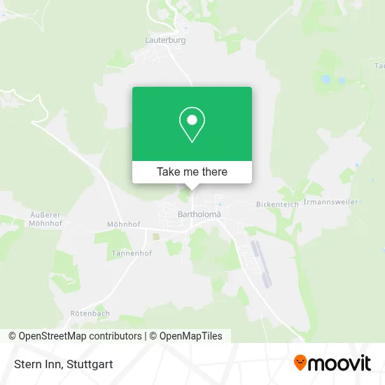 Gasthof Stern map