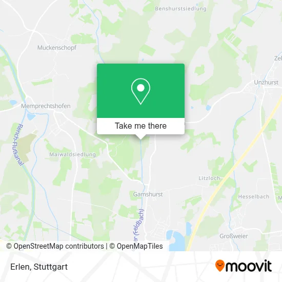 Erlen map