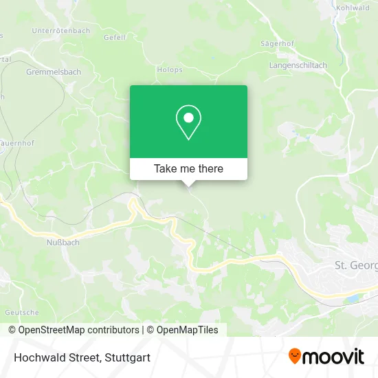 Hochwald map