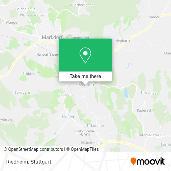 Riedheim map