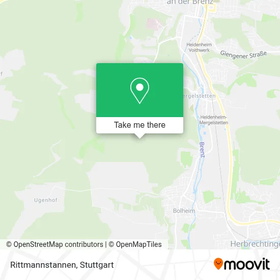 Rittmannstannen map