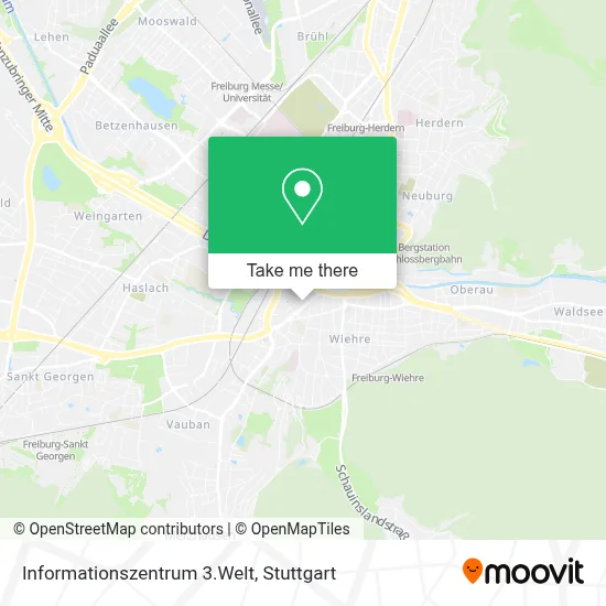 Informationszentrum 3.Welt map
