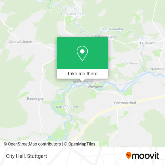 Rathaus map