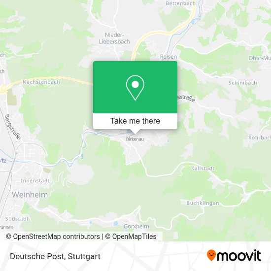 Deutsche Post map