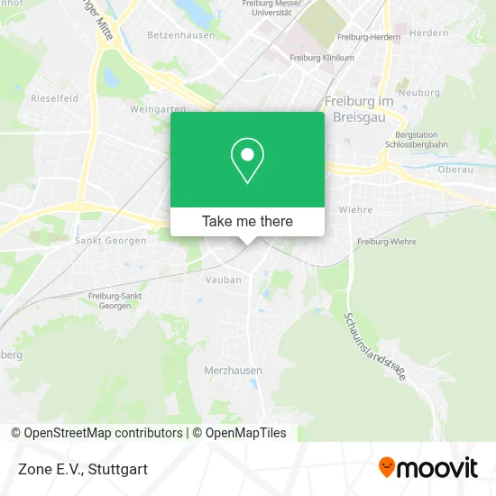 Zone E.V. map