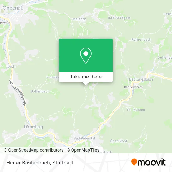 Hinter Bästenbach map