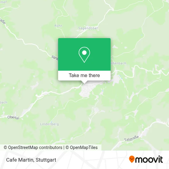 Cafe Martin map