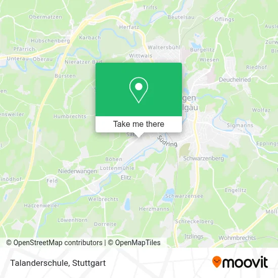 Talanderschule map