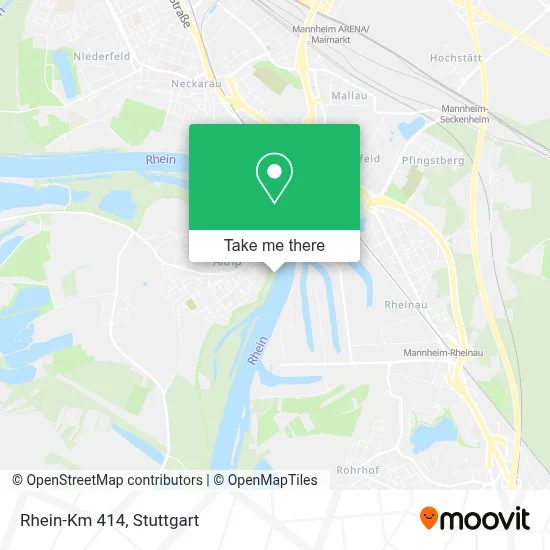 Rhein-Km 414 map