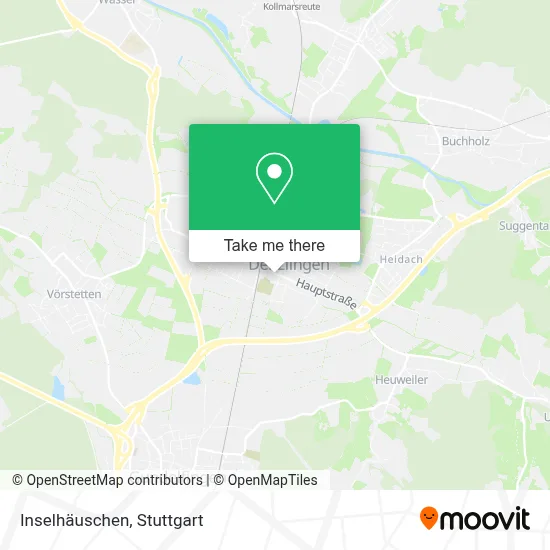 Inselhäuschen map