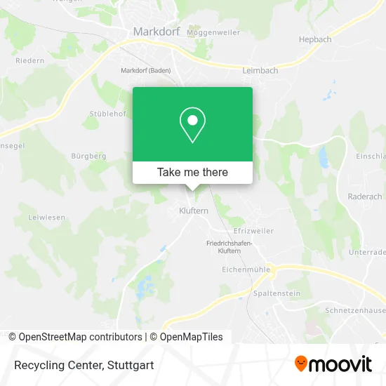 Wertstoffhof map
