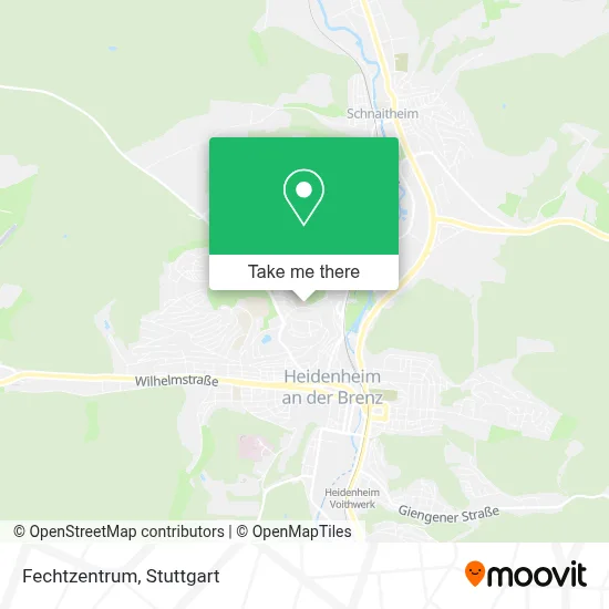 Fechtzentrum map