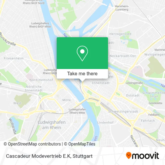 Cascadeur Modevertrieb E.K map