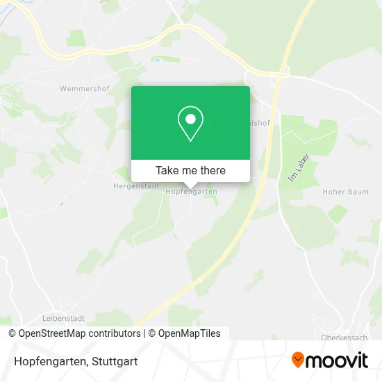 Hopfengarten map