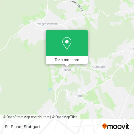 St. Piusx. map