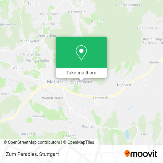 Zum Paradies map