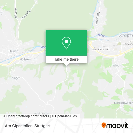 Am Gipsstollen map