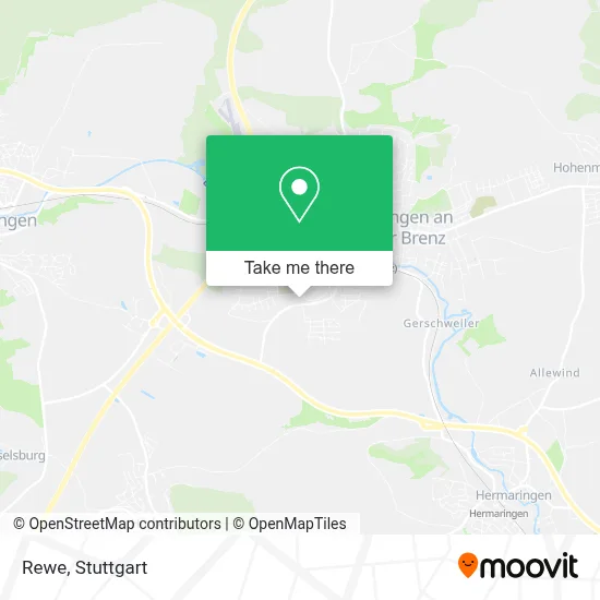 Rewe map