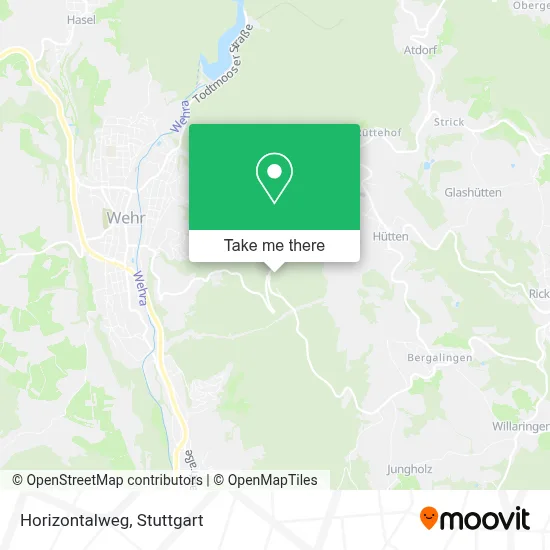 Horizontalweg map