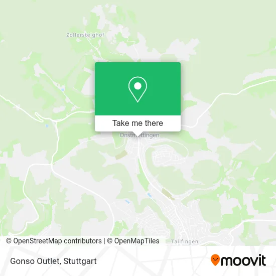 Gonso Outlet map