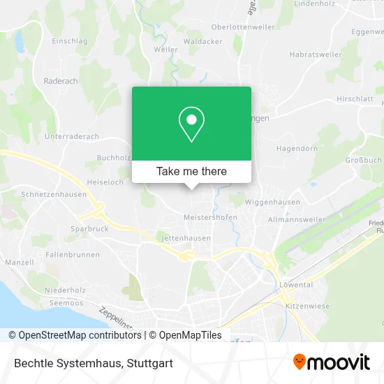 Bechtle Systemhaus map