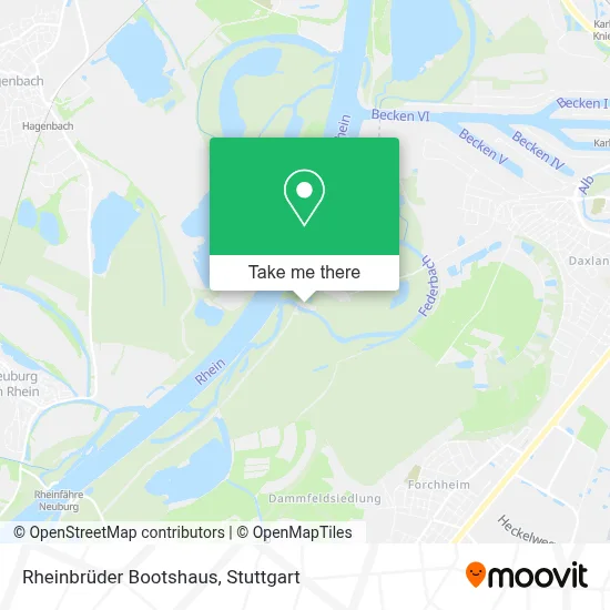 Rheinbrüder Bootshaus map