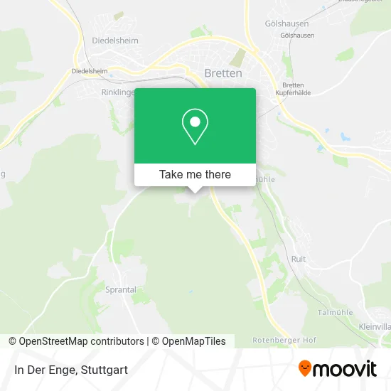 In Der Enge map