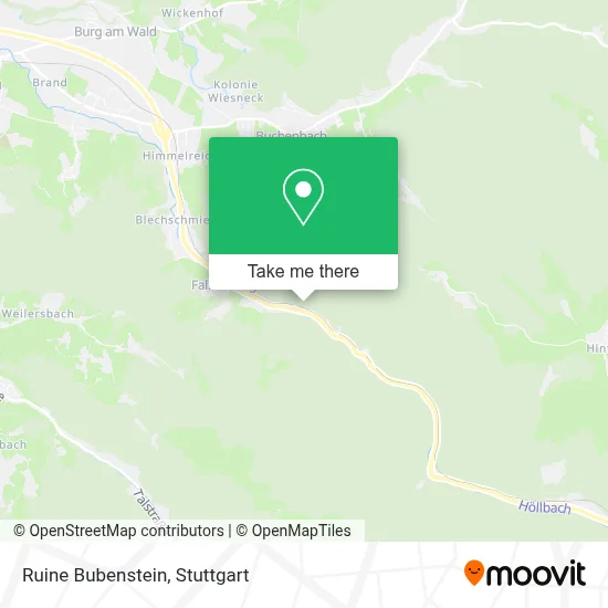 Ruine Bubenstein map