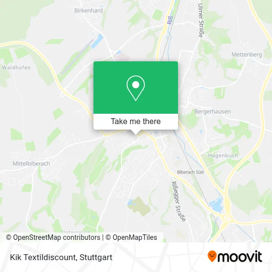 Kik Textildiscount map