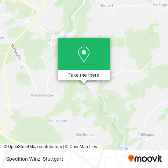 Spedition Winz map